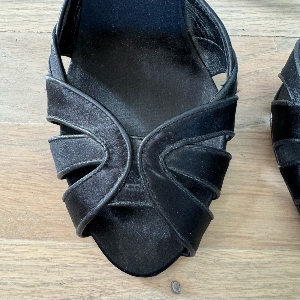 Dior Vintage Peep Toe Tortoise Shell Heels Size 37.5 - Picture 13 of 16